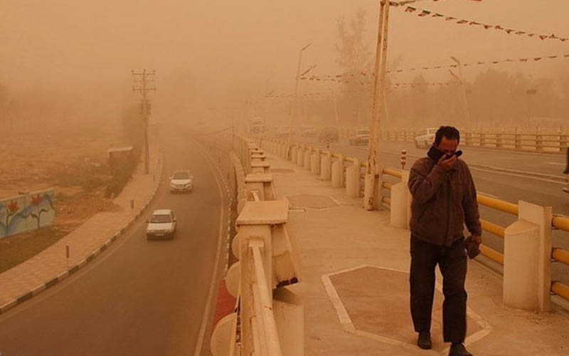 ۱۲ شهر خوزستان، درگیر گرد و غبار